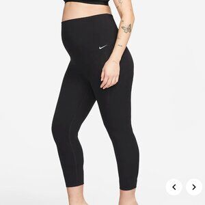 Nike Zenvy 7/8 Leggings (Maternity) in Black